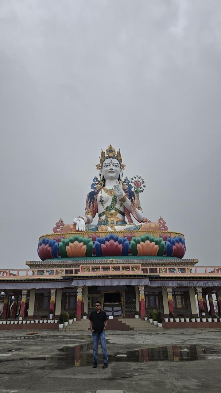 Tara Buddha statue at a monastery in Arunachal Pradesh